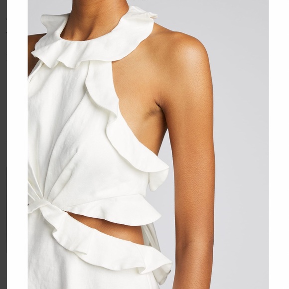 Zimmermann linen lovestruck dress sz 1  small Resort - Picture 2 of 11